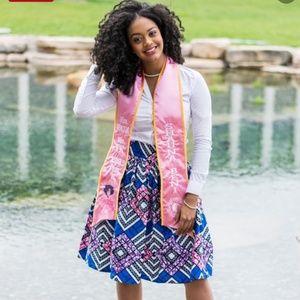 Grass Fields Demi Midi Skirt